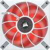 Ventilator PC Corsair ML120 LED ELITE White Magnetic Levitation Red LED 120mm, Alb