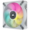 Ventilator PC Corsair iCUE ML120 RGB ELITE White Magnetic Levitation RGB 120mm Three Fan Pack, Alb