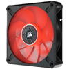 Ventilator PC Corsair ML120 LED ELITE Magnetic Levitation Red LED 120mm, Negru