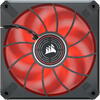 Ventilator PC Corsair ML120 LED ELITE Magnetic Levitation Red LED 120mm, Negru