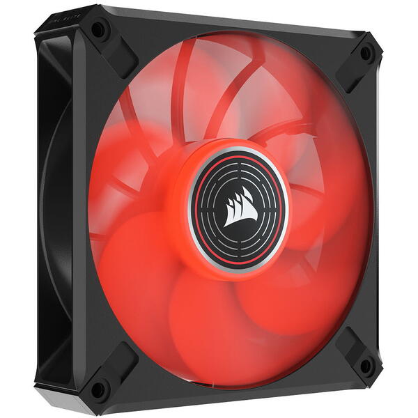 Ventilator PC Corsair ML120 LED ELITE Magnetic Levitation Red LED 120mm, Negru