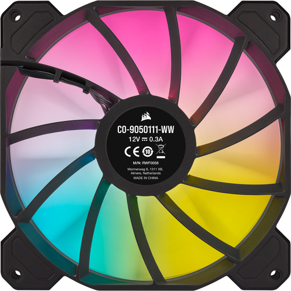 Ventilator PC Corsair iCUE SP140 RGB ELITE Performance 140mm, Negru