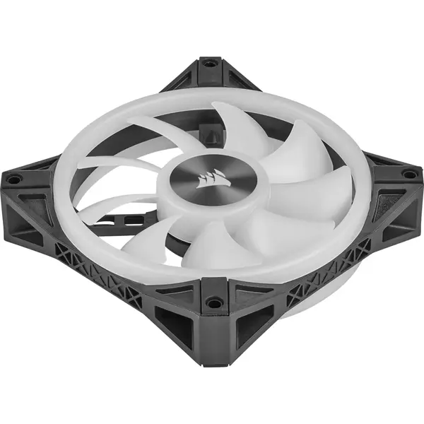 Ventilator PC Corsair iCUE QL120 RGB 120mm Three Fan Pack with Lighting Node CORE