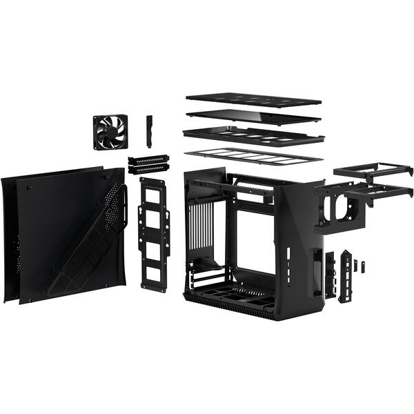 Carcasa Fractal Design Era ITX Carbon Tempered Glass