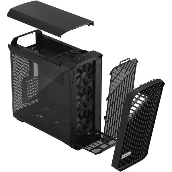 Carcasa Fractal Design Torrent Tempered Glass Light Tint Black