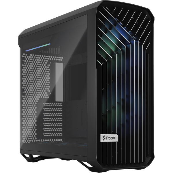 Carcasa Fractal Design Torrent  RGB Tempered Glass Light Tint Black