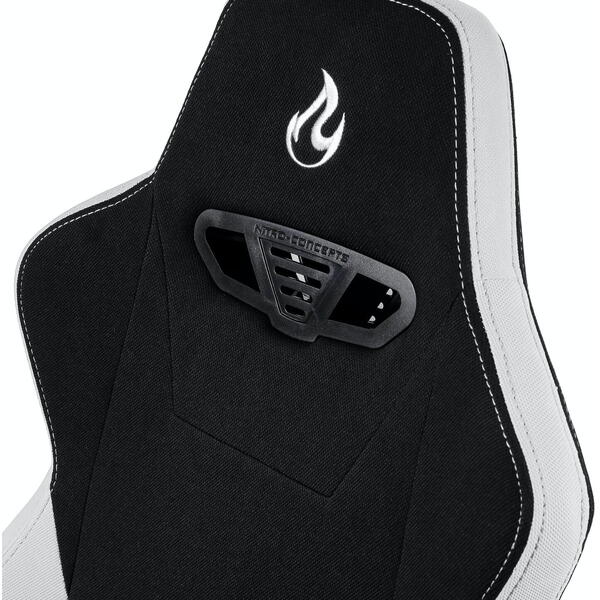 Scaun Gaming Nitro Concepts S300 Black/White NC-S300-BW