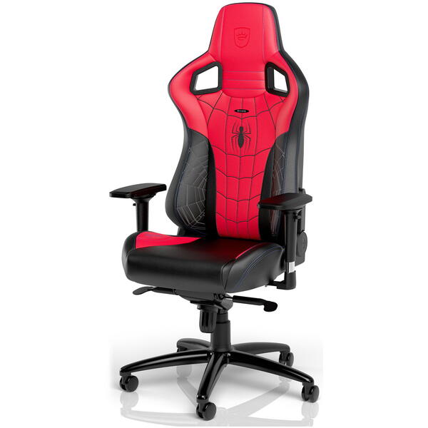 Scaun Gaming NobleChairs EPIC Spider Man Edition Black/Red NBL-EPC-PU-SME