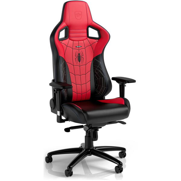 Scaun Gaming NobleChairs EPIC Spider Man Edition Black/Red NBL-EPC-PU-SME