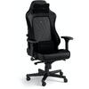 Scaun Gaming NobleChairs HERO Black/Black SGL NBL-HRO-PU-BLA-SGL