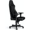 Scaun Gaming NobleChairs HERO Black/Black SGL NBL-HRO-PU-BLA-SGL