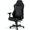 Scaun Gaming NobleChairs HERO Black/Black SGL NBL-HRO-PU-BLA-SGL