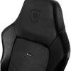 Scaun Gaming NobleChairs HERO Black/Black SGL NBL-HRO-PU-BLA-SGL