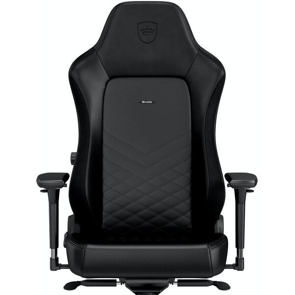 Scaun Gaming NobleChairs HERO Black/Black SGL NBL-HRO-PU-BLA-SGL