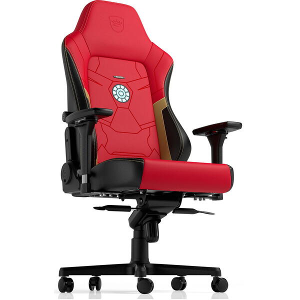 Scaun Gaming NobleChairs HERO Iron Man Edition Black/Red NBL-HRO-PU-IME