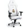 Scaun Gaming NobleChairs HERO Real Madrid Edition White NBL-HRO-PU-RMD