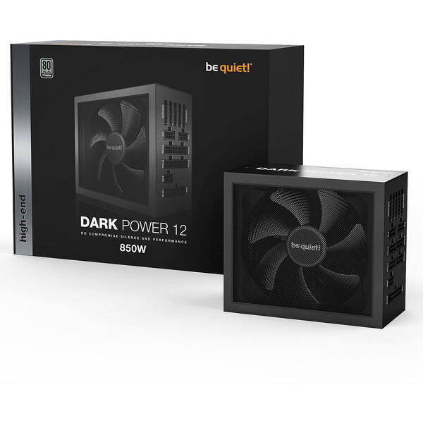 Sursa be quiet! Dark Power 12, 80+ Titanium, 850W