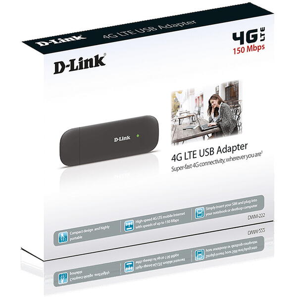 Router Wireless D-LINK USB 4G LTE DWM-222
