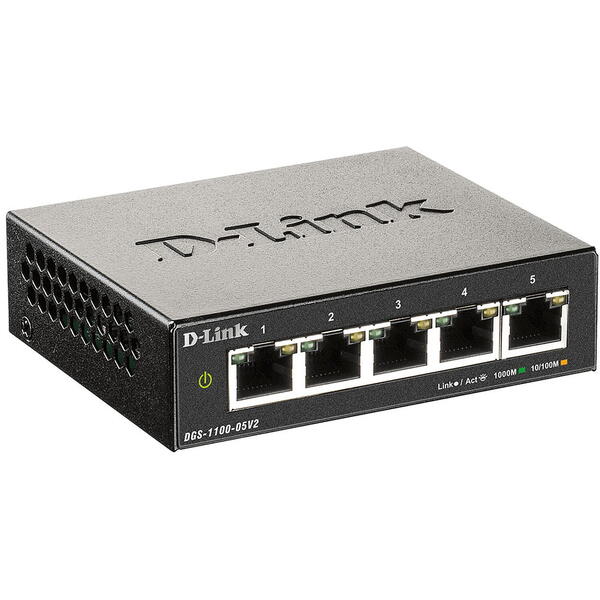 Switch D-LINK Gigabit DGS-1100-05 V2