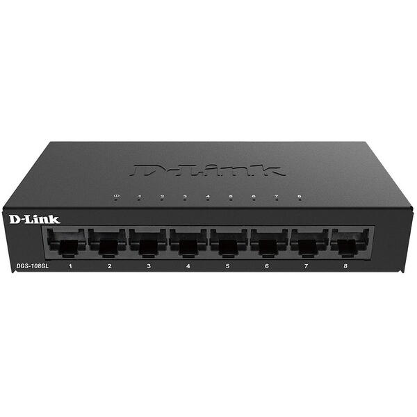 Switch D-LINK Gigabit DGS-108GL 8 Porturi