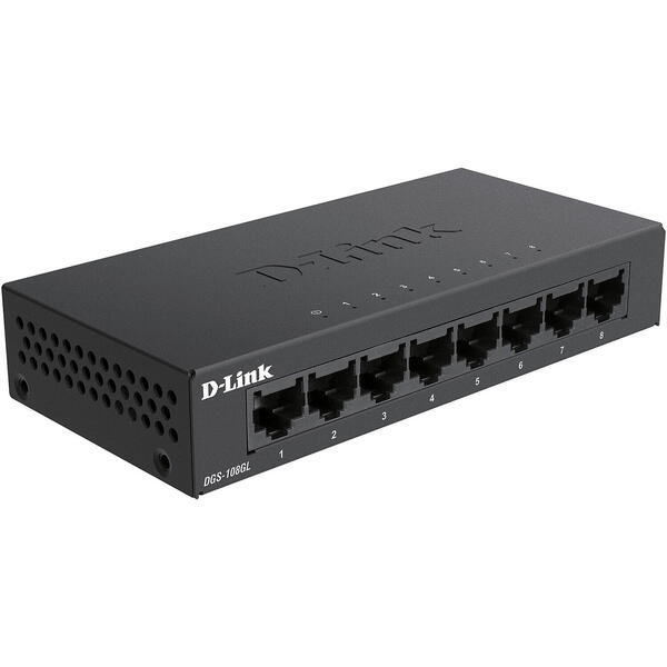 Switch D-LINK Gigabit DGS-108GL 8 Porturi