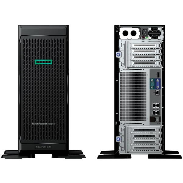 Server Brand HP ProLiant ML350 Gen10 Tower, Intel Xeon Silver 4210R 2.4GHz Cascade Lake, 16GB RAM RDIMM DDR4, no HDD, Smart Array P408i-a SR, 8x Hot Plug SFF