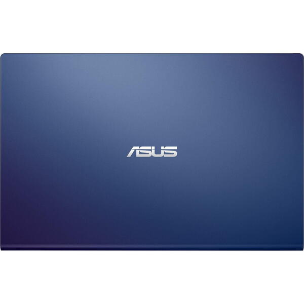 Laptop Asus X515EA, 15.6 inch FHD, Intel Core i7-1165G7 with IPU, 8GB DDR4, 512GB SSD, Intel Iris Xe, Peacock Blue