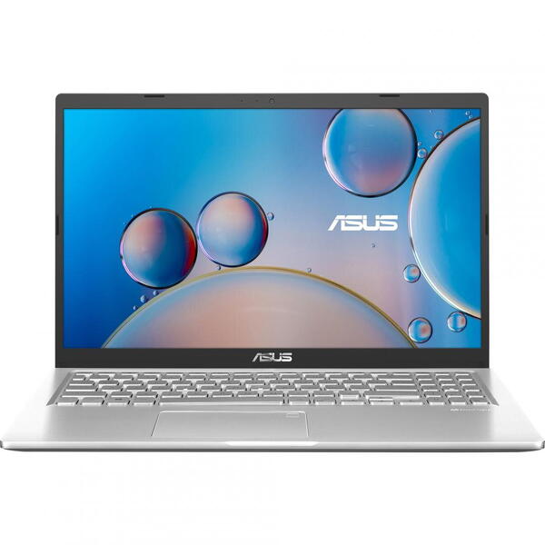 Laptop Asus X515MA, 15.6 inch FHD, Intel Celeron N4020, 4GB DDR4, 256GB SSD, Intel UHD 600, Transparent Silver
