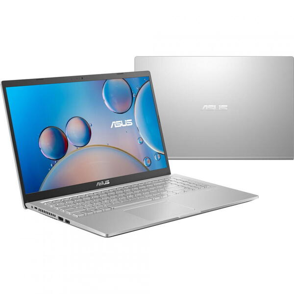 Laptop Asus X515MA, 15.6 inch FHD, Intel Celeron N4020, 4GB DDR4, 256GB SSD, Intel UHD 600, Transparent Silver