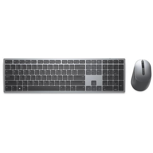 Kit Tastatura si Mouse Dell KM7321W Wireless & Bluetooth Argintiu