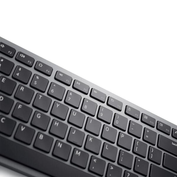 Kit Tastatura si Mouse Dell KM7321W Wireless & Bluetooth Argintiu