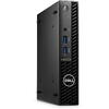 Sistem Brand Dell OptiPlex 3000 MFF, Intel Core i5-12500T, 8GB RAM, 256GB SSD, Intel UHD Graphics 770, Linux, Negru