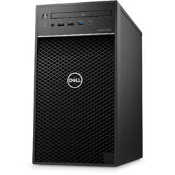 Sistem Brand Dell Precision 3650 Tower, Intel Core i7-11700, 64GB RAM, 512GB SSD, nVidia Quadro P2000 5GB, Windows 10 Pro, Negru