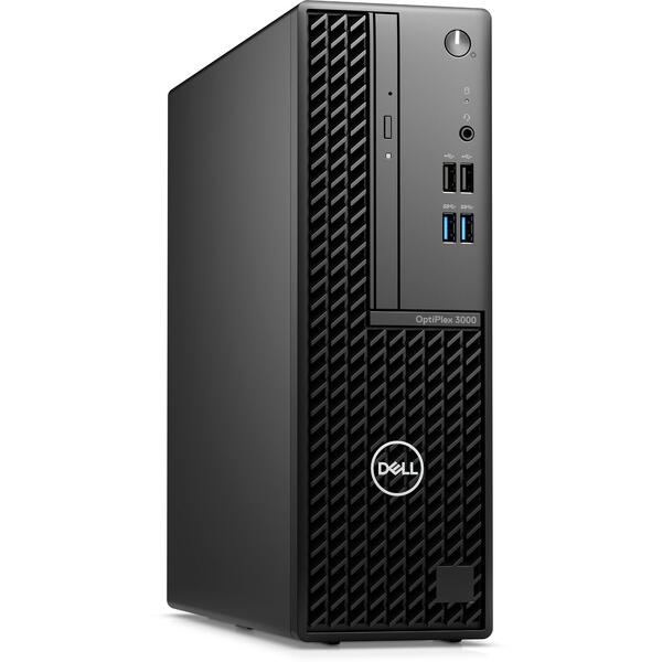 Sistem Brand Dell OptiPlex 3000 SFF, Intel Core i5-12500, 8GB RAM, 256GB SSD, Intel UHD Graphics 730, Windows 11 Pro, Negru