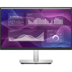 Monitor LED Dell P2223HC 21.5 inch FHD IPS 5 ms USB-C Negru Argintiu