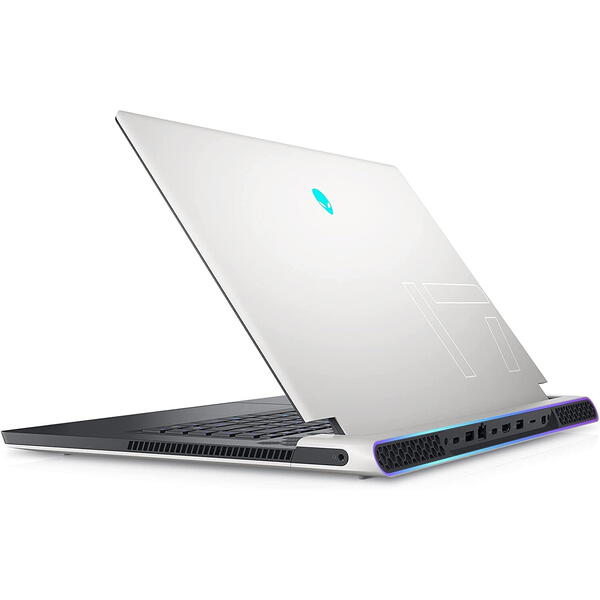 Laptop Gaming Dell Alienware  x17 R1, 17.3 inch FHD 165Hz, Intel Core i9-11980HK, 32GB DDR4, 512GB + 1TB SSD, GeForce RTX 3080 16GB, Win 11 Pro, Lunar Light, 3Yr BOS
