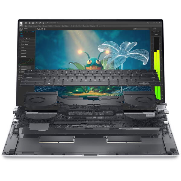 Laptop Dell Precision 5570, 15.6 inch FHD+, Intel Core i9-12900H, 64GB DDR5, 512GB + 1TB SSD, nVidia RTX A2000 8GB, Win 11 Pro, 3Yr BOS