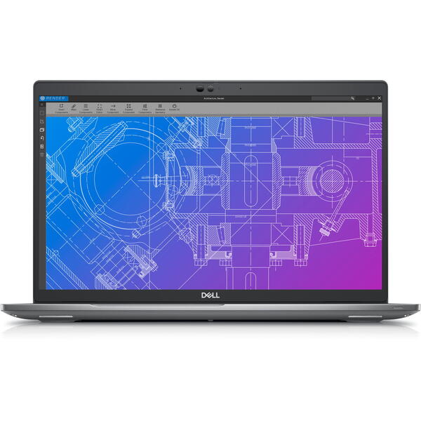 Laptop Dell Precision 3570, 15.6 inch FHD, Intel Core i5-1235U, 16GB DDR5, 512GB SSD, nVidia Quadro T550 4GB, Win 11 Pro, 3Yr BOS