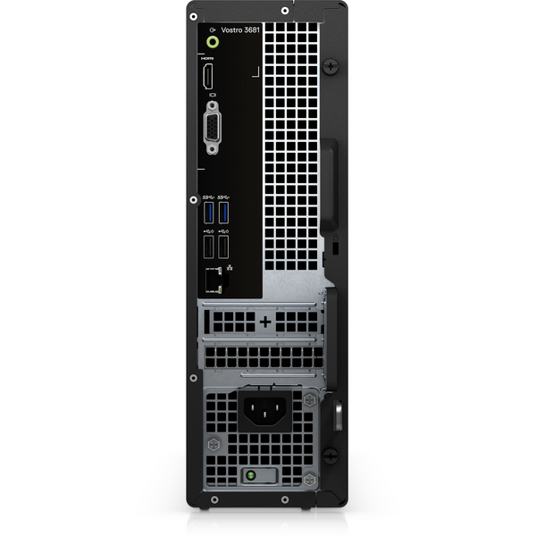 Sistem Brand Dell Vostro 3681 SFF, Intel Core i3-10100 3.6GHz, 8GB RAM, 256GB SSD + 1TB HDD, Intel UHD 630, Windows 11 Pro