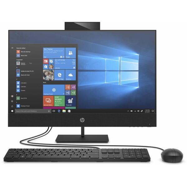 All in One PC HP ProOne 400 G6, 23.8 inch FHD, Intel Core i5-10500T, 8GB DDR4, 256 GB SSD, Intel UHD Graphics, Camera Web, Win 10 Pro