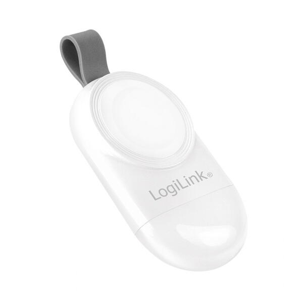 Incarcator wireless Logilink PA0245 Compatibil seria iWatch 5/4/3/2/1, 1 port wireless x 2.5W, 1 x USB (5V/1A), White