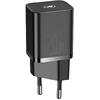 Incarcator retea Baseus Super Si, Quick Charge 20W, 1 x USB Type-C - Lightning  5V/3A, Negru