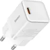 Incarcator retea Baseus GaN3, Quick Charge 30W, 1 x USB Type-C 5V/3A, Alb