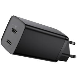 GaN2 Lite, Quick Charge 65W, 2 x USB Type-C Output 5V/3A, Negru