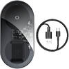 Incarcator wireless Baseus Simple 2 in 1 turbo edition Qi 24W, Cablu Type-C la USB inclus, Negru