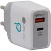 Incarcator retea Spacer Quick Charge 18W, USB Type-C + USB