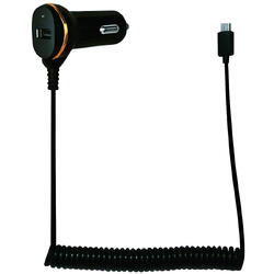 PA0147, 2 x USB, 1 x USB,  1 x USB cu cablu micro-USB 0.4m Nlack