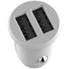 Incarcator auto Baseus Grain, 2 x USB Output 5V/3.1A  Alb