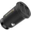 Incarcator auto Baseus Grain, 2 x USB Output 5V/3.1A , Negru