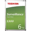 Hard Disk Toshiba S300 Video Surveillance 6TB, 5400 rpm, 256MB, SATA, 3.5inch